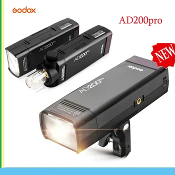 Godox AD200Pro TTL Карманная вспышка Уличная вспышка 2.4G Wireless X System Аксессуары для фотостудий Камера Nikon Speedlight