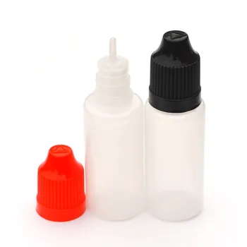 Быстрая Доставка 5 шт. Пластиковая бутылка-капельница PE 20 мл с защитной от детей крышкой, Пустая банка для жидкости