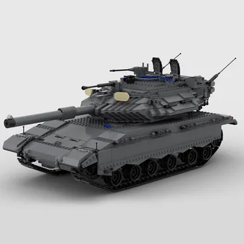 2122ШТ WW2 Военный MOC масштаб 1:17 Израиль Merkava Mk4 Основная модель боевого танка креативные идеи высокотехнологичный игрушечный Подарок Бронированный Автомобиль Блок