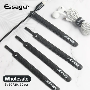 Essager Кабельный Органайзер, зарядное устройство для наушников, Защита шнура, Защита от намотки проводов, Защита от USB-кабеля, Держатель для iphone