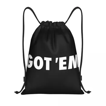 Изготовленные на заказ сумки на шнурке Got Em Для Мужчин И Женщин, Легкий Спортивный Рюкзак для хранения в тренажерном зале