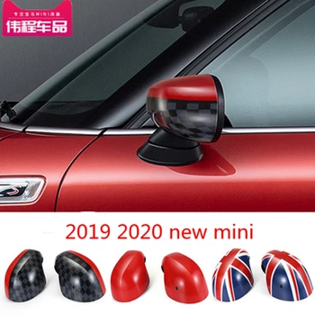 Декоративная крышка зеркала заднего вида Авто, защитная оболочка Для 2019 2020 MINI ONE F54 F55 F56 F60, Автомобильные аксессуары для Укладки Экстерьера