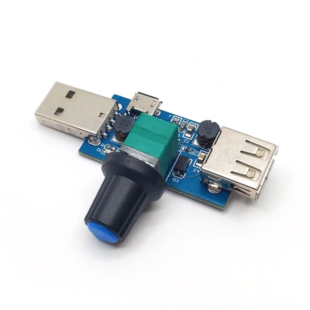 10ШТ Регулятор скорости ветра Micro USB Регулятор объема воздуха Охлаждающий модуль отключения звука Многофункциональный переключатель DC 5V