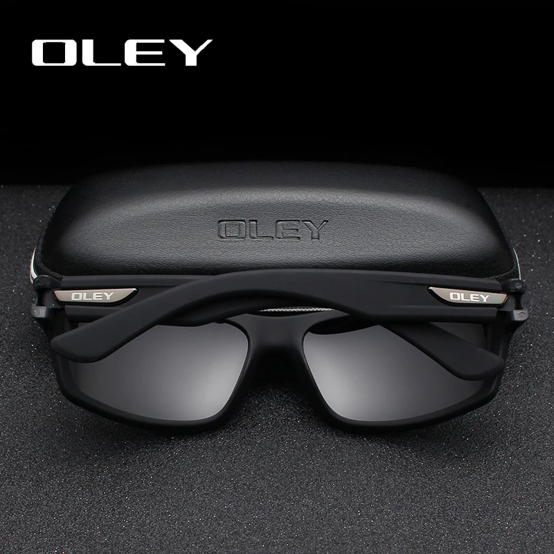 OLEY Поляризованные Солнцезащитные очки Мужские Солнцезащитные очки Для Вождения Спорт на открытом воздухе Для Мужчин Путешествия Oculos Gafas De Sol Настраиваемый логотип YG201