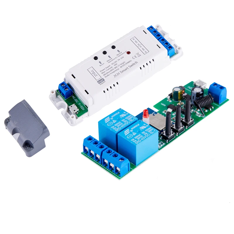 Tuya Smart Remote Controls Беспроводной Модуль переключателя WiFi 1 2 4CH DC7-32V AC85-250V 220V USB5V Радиочастотный Приемник WiFi Реле Радиочастотный приемник