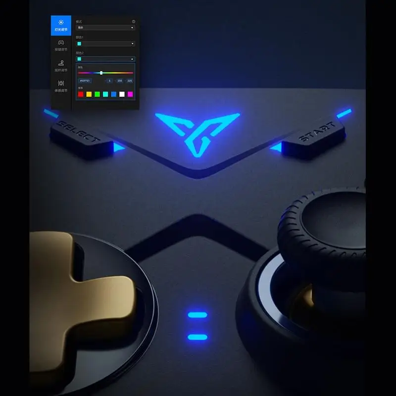 Беспроводной игровой контроллер Flydigi Vader 2, встроенный геймпад с 6-осевым движением, двойной вибрацией и RGB-подсветкой