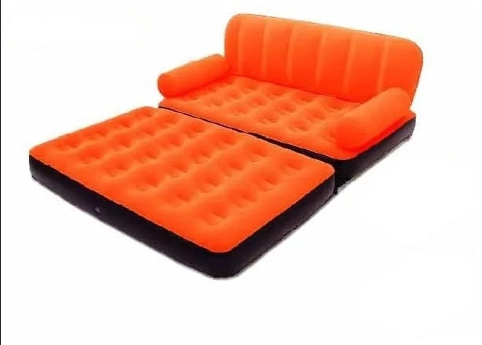 Диван-кровать для пикника на открытом воздухе, цветной флокированный диван 