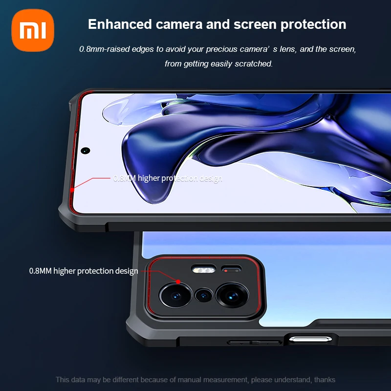 Для Xiaomi 11T Pro Чехол Xundd Чехол Противоударный Прозрачный Бампер Подушка Безопасности Чехол Для телефона Xiaomi Mi11T Mi 11T Pro Funda Coque Case
