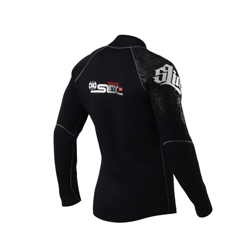 Одежда для подводного плавания из неопрена Slinx 2 мм, куртка для подводного плавания, Гидрокостюм, верхняя одежда с высоким