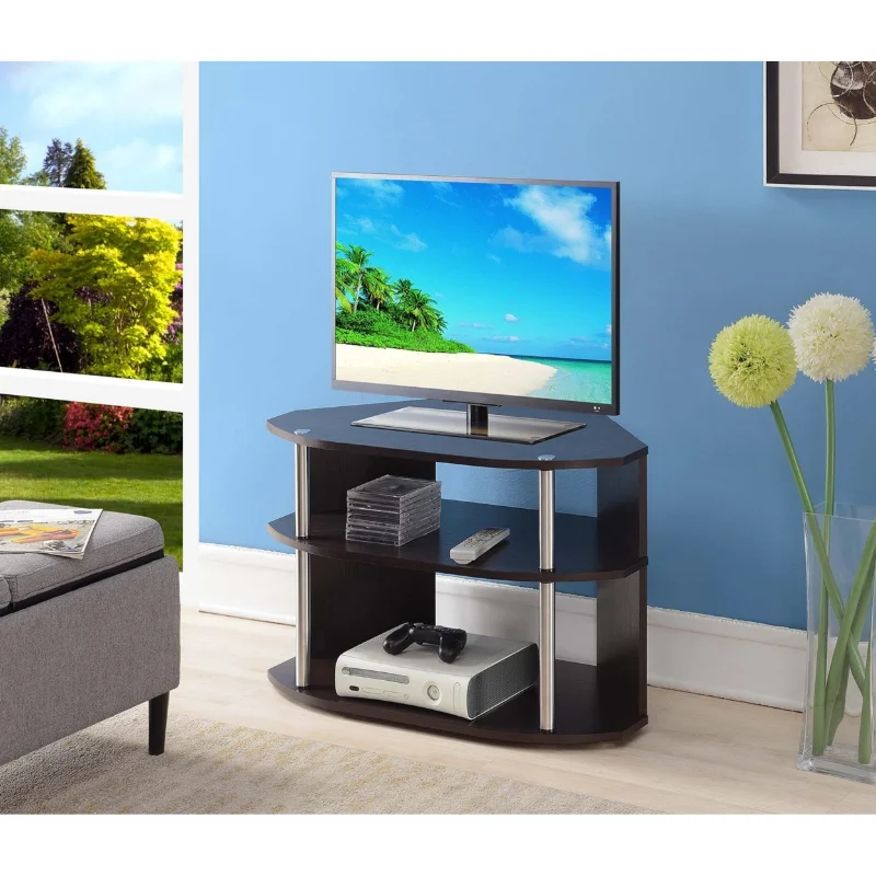 Поворотная подставка для телевизора Designs2Go, черная подставка для телевизора мебель для гостиной, шкаф для телевизора