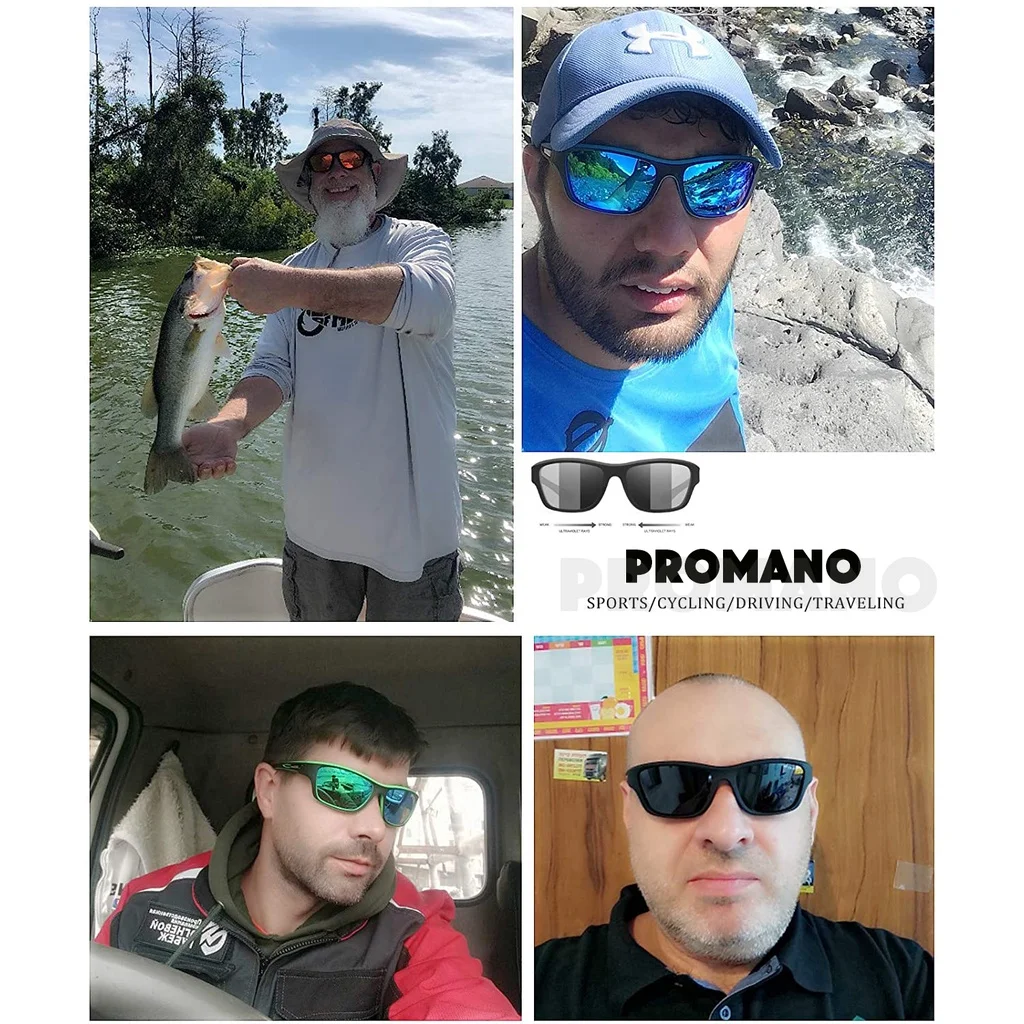 Поляризованные солнцезащитные очки Dalwa для рыбалки, Мужские солнцезащитные очки для вождения, Мужские солнцезащитные очки для пеших прогулок, Классические солнцезащитные очки для рыбалки, Очки UV400