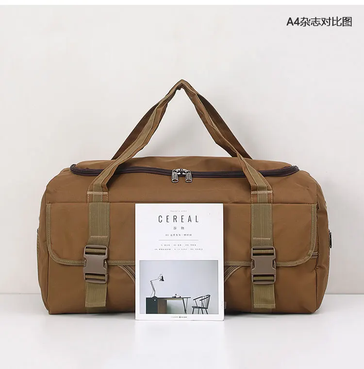 Походная сумка для путешествий, Багажный пакет Большой Емкости, Мужская И Женская Портативная военная сумка, водонепроницаемый Прочный рюкзак из полиэстера