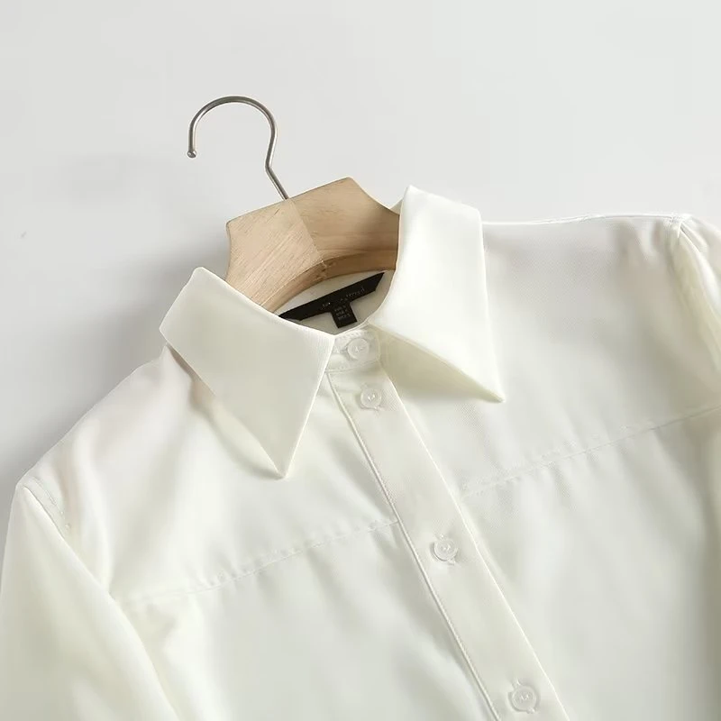 Увядшая блузка Женская Модная Винтажная Свободная рубашка с расклешенными рукавами повседневные топы