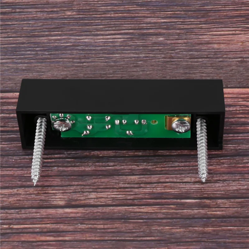 Универсальный переключатель открывания гаражных ворот 41A4166 С проводной подсветкой, Настенная кнопка, Черная отделка с белой центральной кнопкой