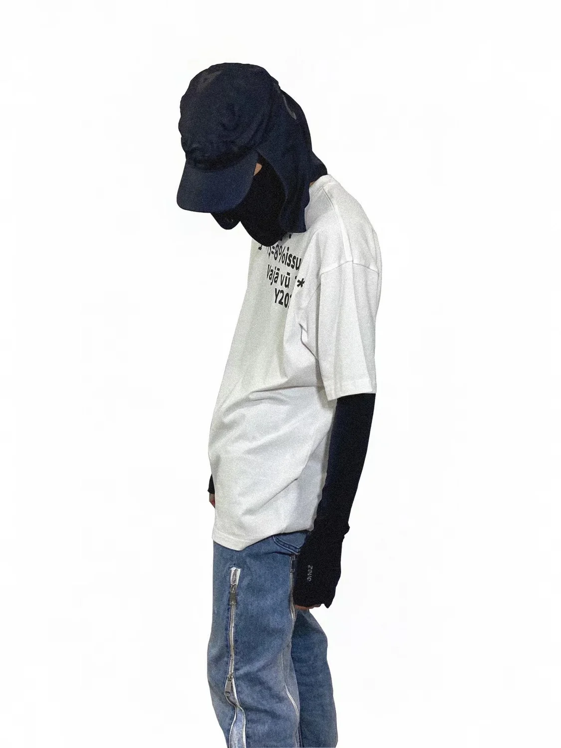 Хлопковая американская винтажная оригинальная футболка с асимметричным буквенно-цифровым принтом для пары, модная