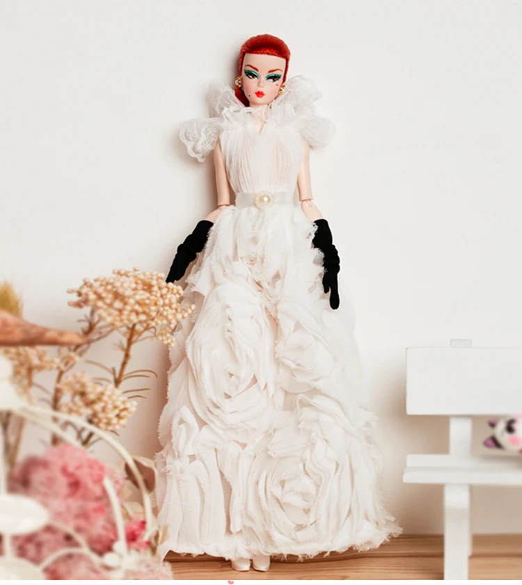 Элегантное 30-сантиметровое кукольное платье для Барби, одежда для свадебной вечеринки, платья для кукол 1/6 BJD, аксессуары для кукол Барби, игрушки
