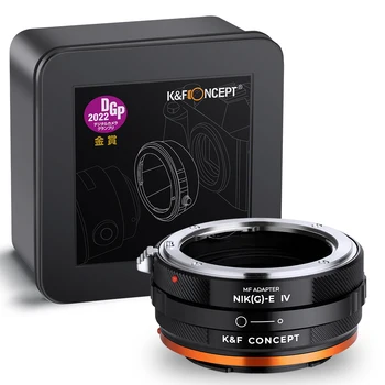 Адаптер для объектива K & F Concept IV Pro Nikon с креплением G NG для Sony E a5000 a6000 A7II A7R A7R4 A7c A9 A7S A7S3 a1 NEX5 NEX7