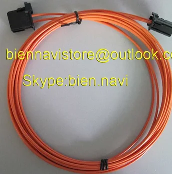 100% Оригинальный новый оптоволоконный кабель большинство кабелей для B-M-W A-U-D-I AMP Bluetooth автомобильный GPS автомобильный оптоволоконный кабель для nbt cic 2g 3g 3g +