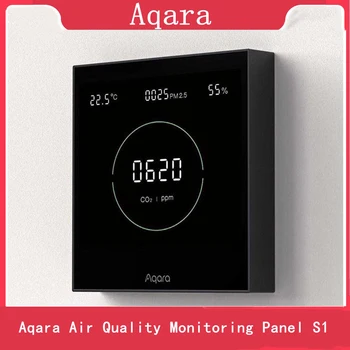 Новая Панель мониторинга качества воздуха Aqara S1 Всенаправленный мониторинг температуры и влажности воздуха CO2 PM2.5 для Homekit Приложение Aqara Home
