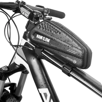 Сумка для горного велосипеда WILD MAN EX Hard Shell, верхняя непромокаемая сумка для передней рамы Велосипеда, Большая вместимость MTB Велосипедного снаряжения