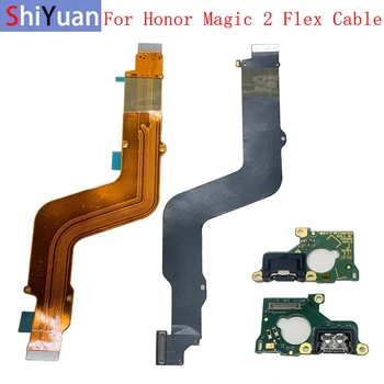 USB-порт для зарядки, соединительная плата, гибкий кабель Для Huawei Honor Magic 2, основная плата, ЖК-гибкий кабель, Запасная часть