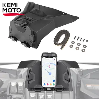 Удлиненный держатель электронного устройства KEMIMOTO UTV, крепление для GPS-планшета, Коробка для хранения Can-am Maverick Sport Trail Commander Max 2019+