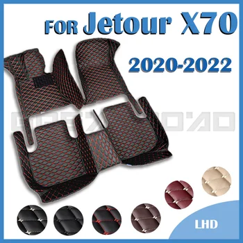 Автомобильные коврики для Jetour X70 На пять мест 2020 2021 2022 Пользовательские Автомобильные накладки для ног, Автомобильные ковровые покрытия, Аксессуары для интерьера