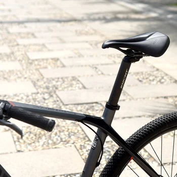 Велосипедное седло KOOTU из углеродного волокна, полое дышащее Mtb/дорожный велосипед, универсальное велосипедное седло, водонепроницаемое и удобное