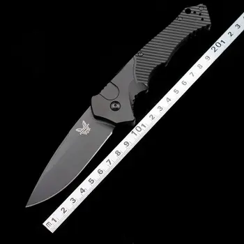 Походный Складной Нож BENCHMADE 9600BK С алюминиевой Ручкой, Рыболовные Охотничьи Ножи для Выживания На открытом Воздухе, EDC Инструмент