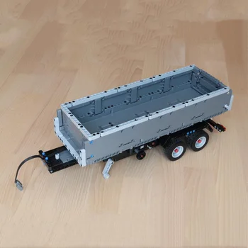 MOC-46863 Самосвальный прицеп для Mack Anthem (42078) с моделью строительного блока PF, Собранной из игрушек-головоломок, Подарок для детей