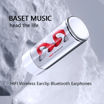 5g Новая Портативная Беспроводная связь костной проводимости Bluetooth 5.3 С открытым зажимом для ушей, спортивные наушники HiFi С качеством звука IPX5 Водонепроницаемый
