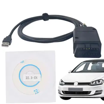 HEX V2 21.3 21.9V22.3.22.9 Сканер для VW Seat С кабелем передачи данных Диагностический инструмент Французский Английский Немецкий Русский