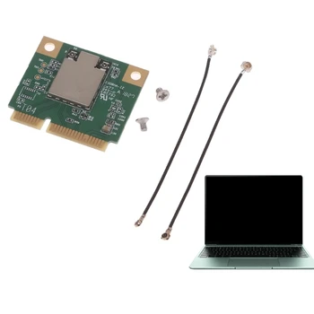 Двухдиапазонная беспроводная карта 2,4 + 5 ГГц 867 Мбит/с, совместимая с Bluetooth, 4,2-Половинная мини-PCIe Wifi WLAN 802.11ac Для RTL8822BE