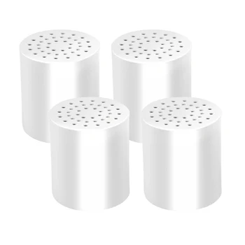 15-ступенчатые универсальные картриджи для фильтра воды для душа (4 упаковки), удаляющие хлор, микроорганизмы, жесткую воду-замена