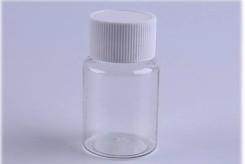 100 шт./лот, пластиковый контейнер 10 мл, 20 мл, 30 мл, пустой флакон для медицинских таблеток многоразового использования