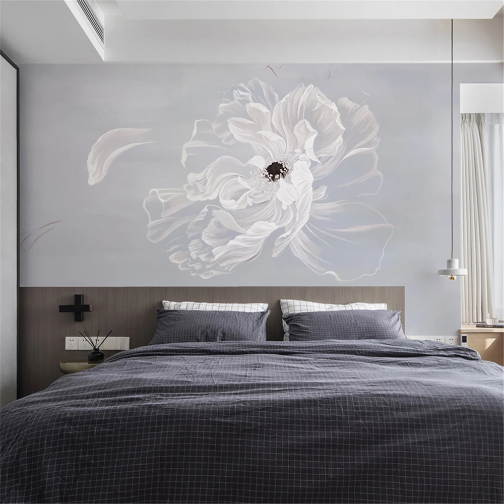 beibehang обои для дивана из ткани на заказ для гостиной, спальни, цветы, фон для телевизора, обои для стен, настенная роспись, обои