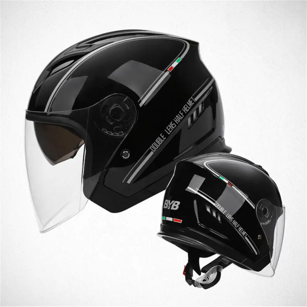 BYB/Abia 730 Новый Электрический велосипедный шлем, мотоциклетный шлем, шлем для верховой езды, мотоциклетный шлем с защитой от двойных линз, Оборудование для шлема