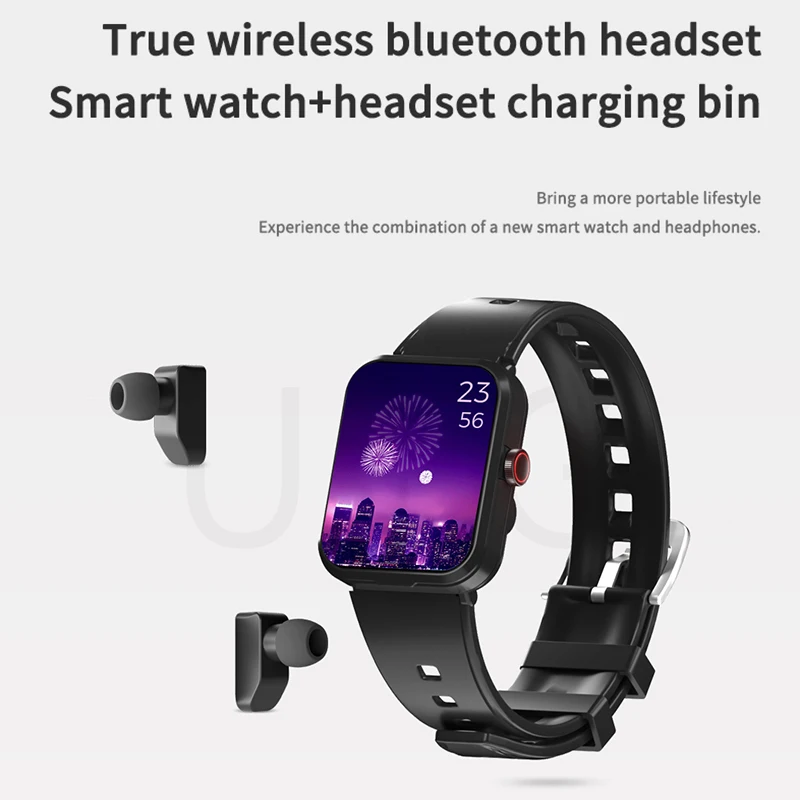 S6 Healthy TWS Watch Водонепроницаемые умные часы с несколькими режимами движения 2023 Спортивный вызов Bluetooth Мужские Женские смарт-часы для Android IOS