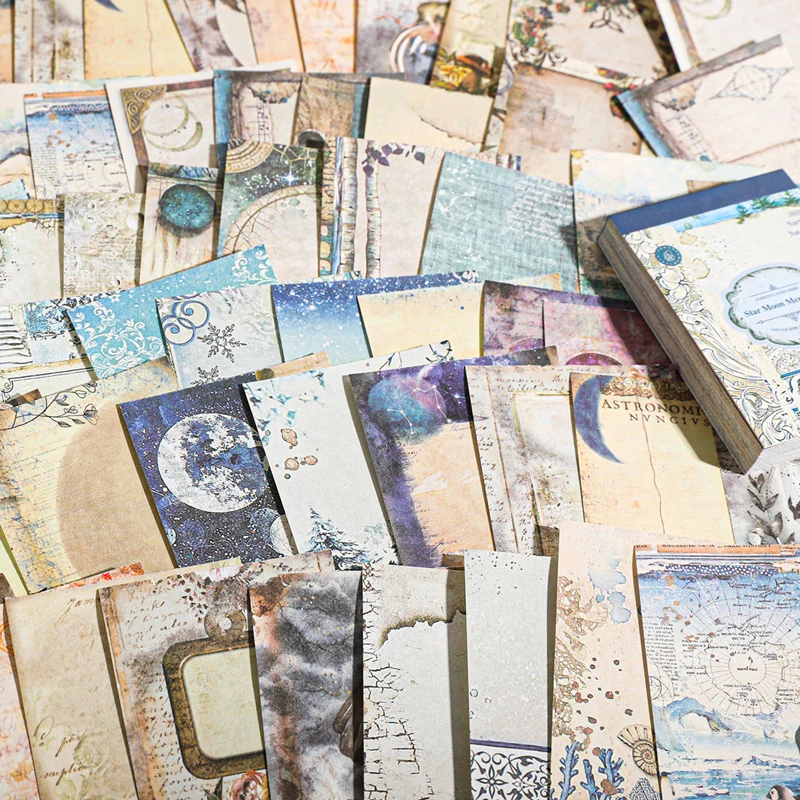Yoofun 100 листов Повествовательных Заметок Блокноты для заметок Материал Бумажный мусор Журнальная бумага Дневник Карточки для скрапбукинга Фоновый декор