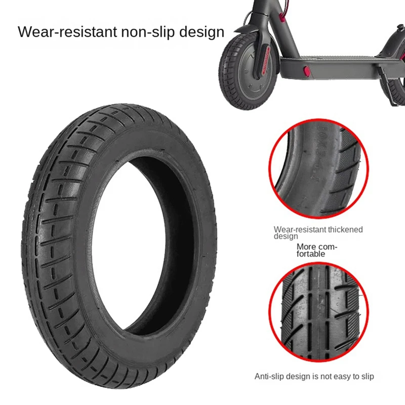 Аксессуары 10-дюймовое колесо с шиной, модифицированная шина 10 дюймов Для электрического скутера M365 PRO, черный
