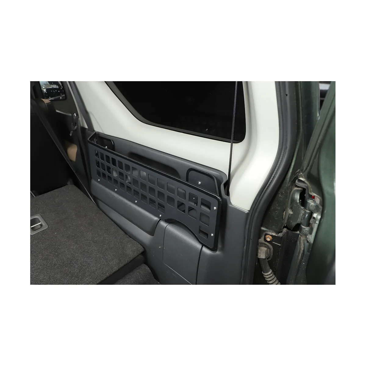 Боковая коробка-органайзер на двери багажника, кронштейн для Jimny 2007-2017, Задняя коробка для багажника, Многофункциональная коробка для хранения, справа