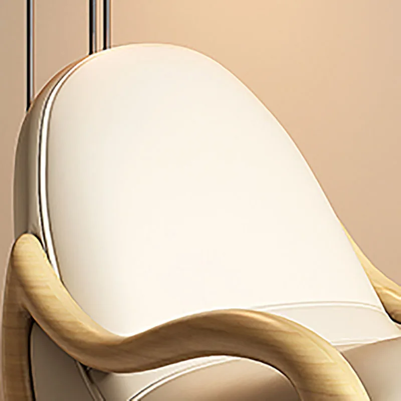 Дизайнерское Кресло с Откидной Спинкой на Одном Кронштейне с Эластичным Подлокотником Nordic Premium Comfy Floor Lounge Chair Качалки Для Чтения Longues Furniture