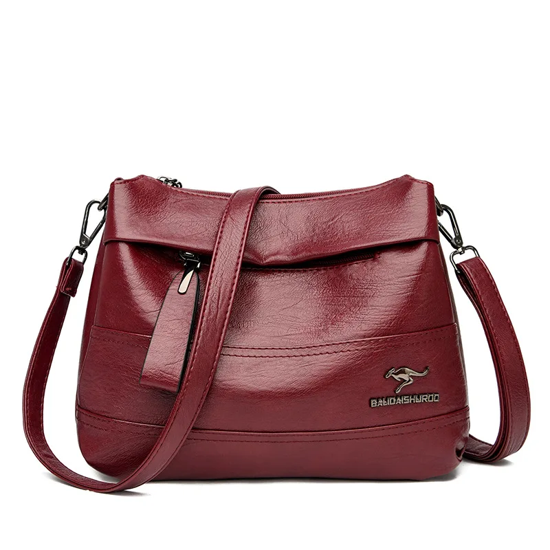 Женская сумка для переноски и кошельки, роскошные дизайнерские сумки-мессенджеры через плечо с 2 плечевыми ремнями, высококачественный кожаный мешок