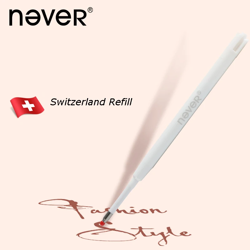 Никогда не Люби Вращающуюся Металлическую Гелевую Ручку 0,5 мм Черными Чернилами New Girl Heart caneta ручка для Деловых Студенческих Пар Подарочная коробка канцелярия