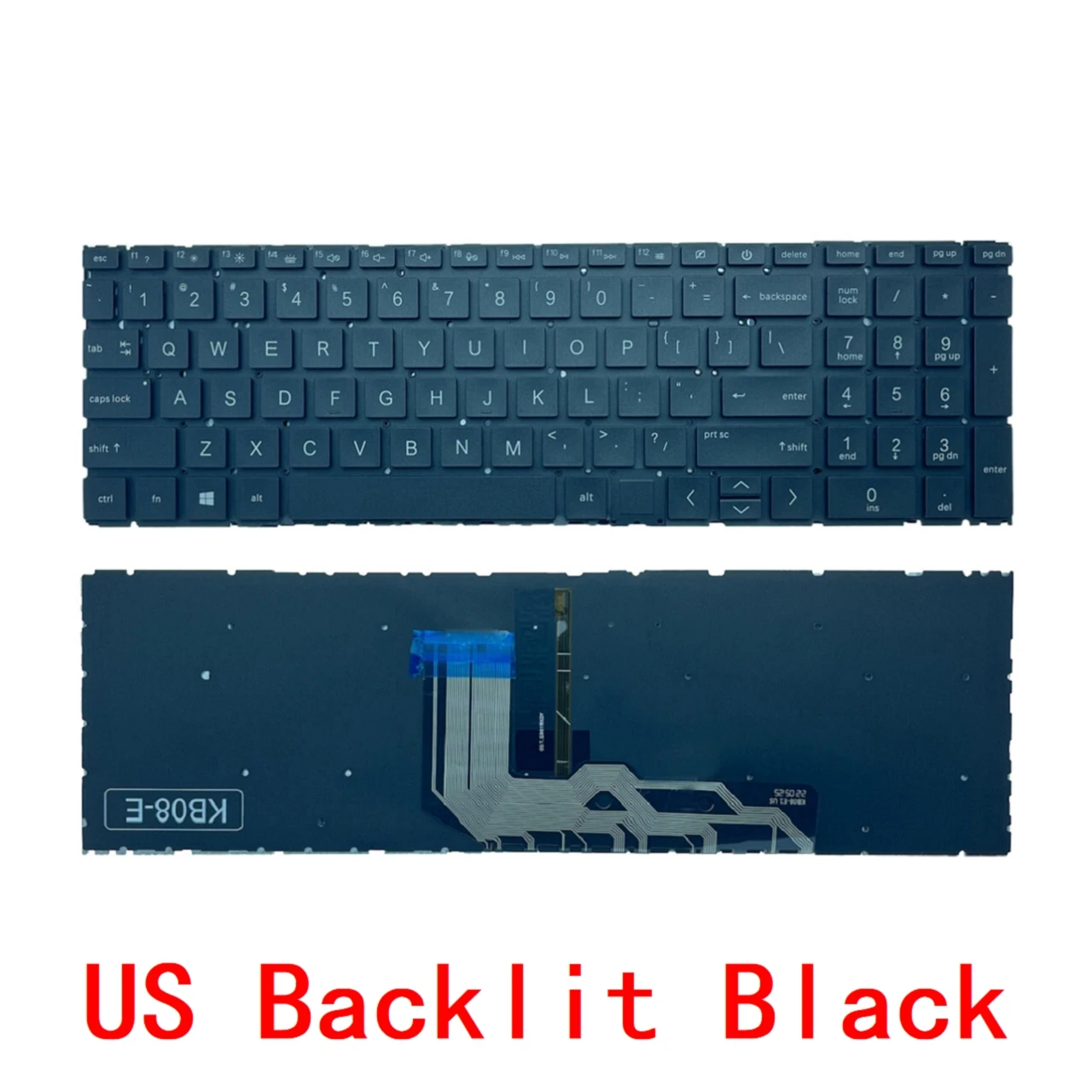 Новая клавиатура для ноутбука с подсветкой в США Для HP ENVY X360 15-ED Для ENVY 15 TPN-C149 15-AG 15-EE 15M-EE 15M-ED Замена ноутбука ПК