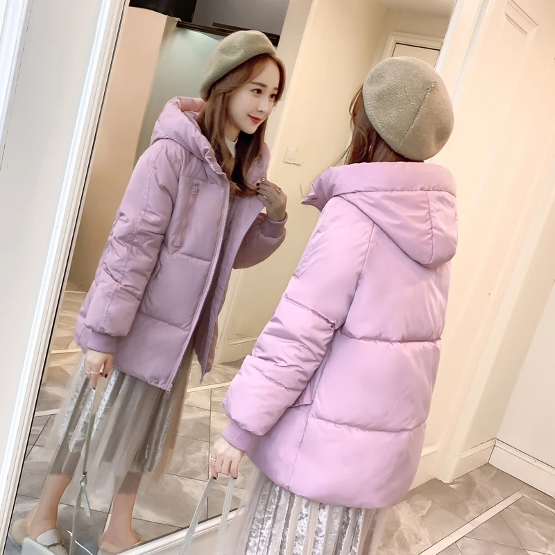 Хлебная куртка Женская Горячая распродажа, Приятная зимняя хлопковая куртка в корейском стиле, Толстая куртка, очень Сказочная хлопковая одежда, Парка для женщин
