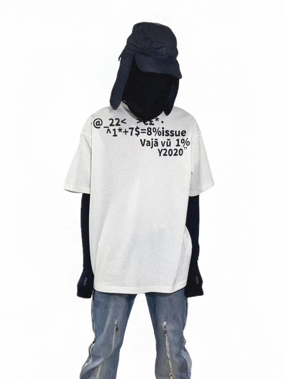Хлопковая американская винтажная оригинальная футболка с асимметричным буквенно-цифровым принтом для пары, модная
