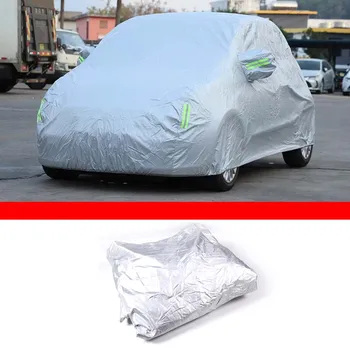Для автомобиля Fiat 500 2011-2015, наружная защита от ультрафиолета, защита от солнца, пыли, дождя и снега, защитная крышка для одежды, внешние аксессуары