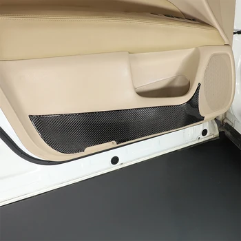 Для Nissan Pathfinder 2013-2018, автомобильная наклейка на переднюю и заднюю дверь из мягкого углеродного волокна, накладка на панель с защитой от ударов, автомобильные аксессуары