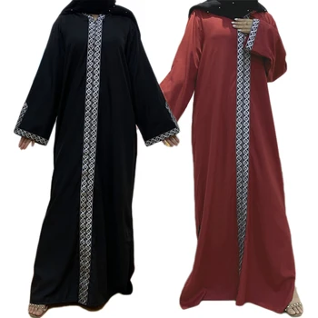 Мусульманские Женщины Абая Исламский Рамадан Арабское Длинное платье С Капюшоном Молитвенный Макси Халат Ид Хиджаб Платья Кафтан Турецкий Дубай Мода